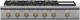 Fisher & Paykel® Set of 7 Brass Gas Cooktop Dials-2