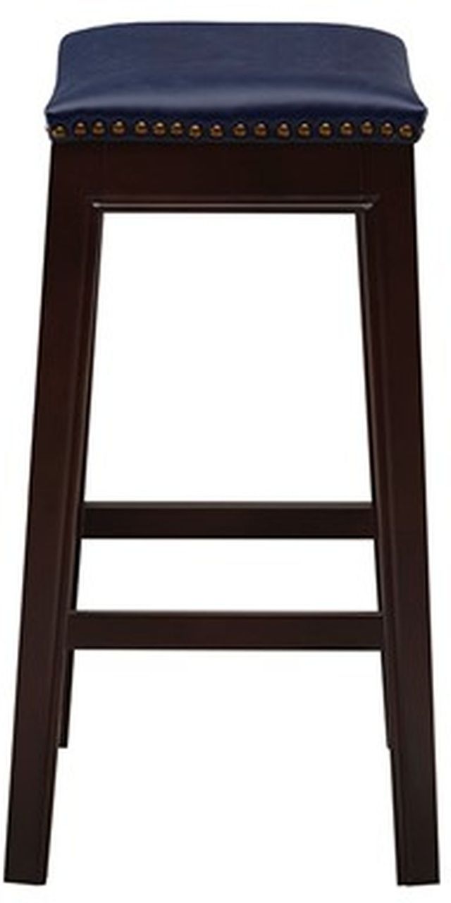 Olliix by Madison Park Navy Belfast Saddle Counter Stool-3
