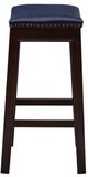 Olliix by Madison Park Navy Belfast Saddle Counter Stool-3