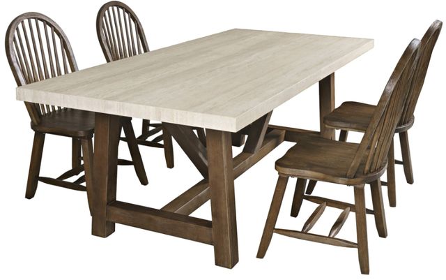 Jofran Inc. Sierrafina Cortado Hoop Back Dining Side Chair-2
