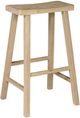 John Thomas Furniture® Customizable Select Saddle Seat Bar Stool-0