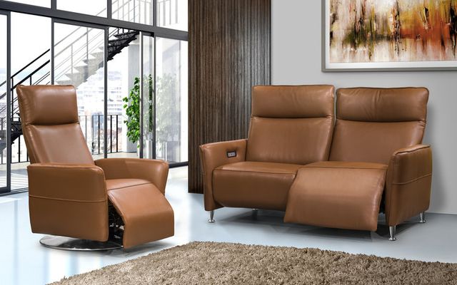 Bugatti Design Antonello Electric Reclining Loveseat-2