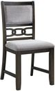 Elements International Amherst Dark Dining Side Chair-0