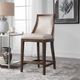 Uttermost® Purcell Cappuccino/Walnut Counter Stool-1