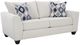Albany Industries Clearview Cream Loveseat-0