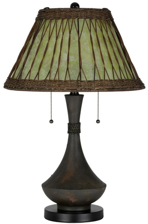 Cal® Lighting & Accessories Mateo Dark Bronze Table Lamp-2