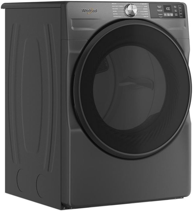 Whirlpool® 5 Series 7.4 Cu. Ft. Volcano Black Front Load Electric Dryer -2