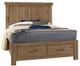 Vaughan-Bassett Yellowstone Chestnut Natural King Storage Bed-0