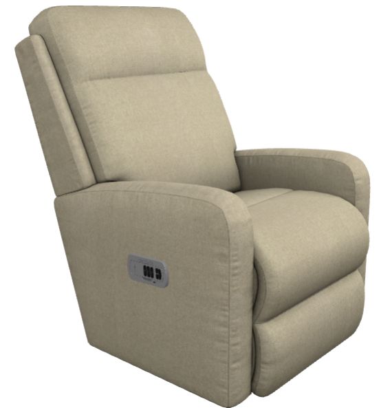 La-Z-Boy® Finley Linen Power Rocking Recliner with Headrest and Lumbar-0