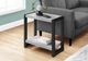 Monarch Specialties Inc Grey 22" Accent Table with Black Frame -2