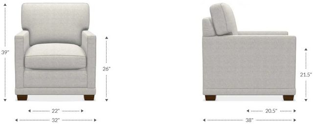 La-Z-Boy® Kennedy Brown Sugar Chair-2