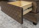 International Furniture Direct Honey Barrel Brown TV Stand-2