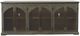 Jofran Inc. Archdale Gray 6-Door Accent Cabinet-3