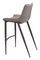 Zuo® Magnus Gray and Walnut Set of 2 Bar Chairs-3