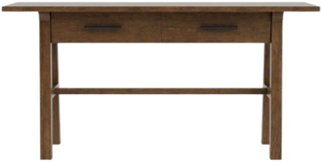Riverside Furniture Calhoun Whiskey Oak Sofa Table-2