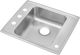 Elkay Lustertone® Classic Lustrous Satin Stainless Steel 22" x 19.5" x 6" Rear Center Single Bowl Drop-in Classroom ADA Sink-0