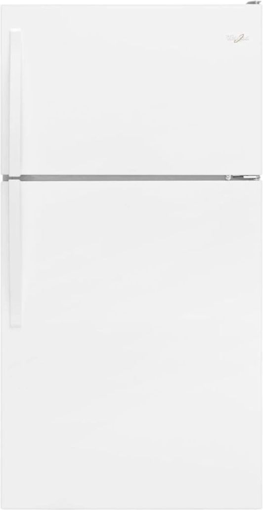 Whirlpool® 30" 18.2 Cu. Ft. White Top Freezer Refrigerator-0