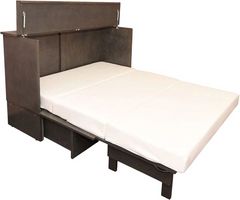 CabinetBed Inc.™ Deluxe Stanley Brown Queen Cabinet Bed