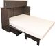 CabinetBed Inc.™ Deluxe Stanley Brown Queen Cabinet Bed-0