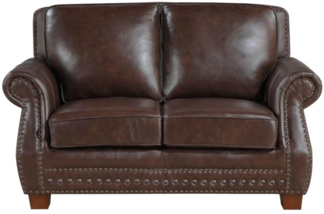 Homelegance® Remington Brown Loveseat-2
