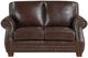 Homelegance® Remington Brown Loveseat-2