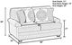 Jackson Furniture Farmington Buff Loveseat-3