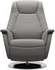 Stressless® by Ekornes® Customizable Max Medium Power Recliner with Moon Steel Base-1