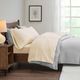 Olliix by True North by Sleep Philosophy Ivory King Micro Fleece Sheet Set-5