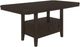 Coaster® Prentiss Cappuccino Counter Height Dining Table-1