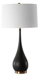 Uttermost® Nocturnal Black Table Lamp-0