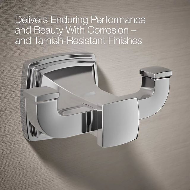 KOHLER® Riff® Polished Chrome Double Robe Hook-4