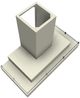 Vent-A-Hood® 42" Biscuit Contemporary Wall Mount Range Hood-1