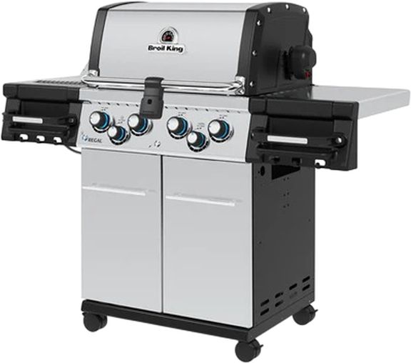 Broil King® Regal S 490 PRO 4-Burner Stainless Steel Freestanding Natural Gas Grill-3
