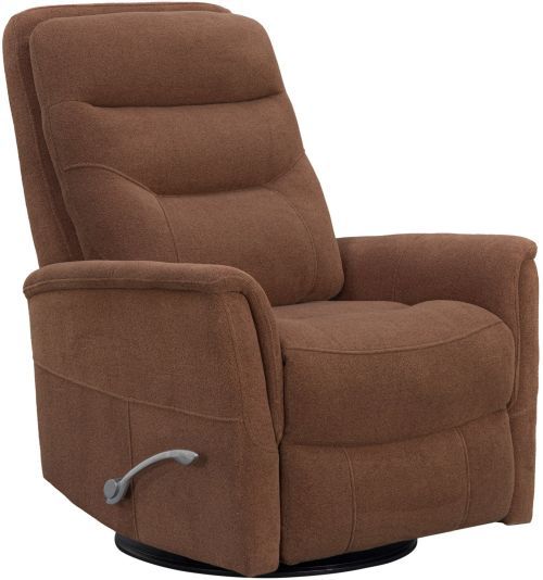 Parker House® Gemini Snazzy Terracotta Manual Swivel Glider Recliner-0