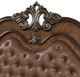 New Classic® Home Furnishings Bella Notte Mahogany Brown Queen Upholstered Sleigh Bed-4