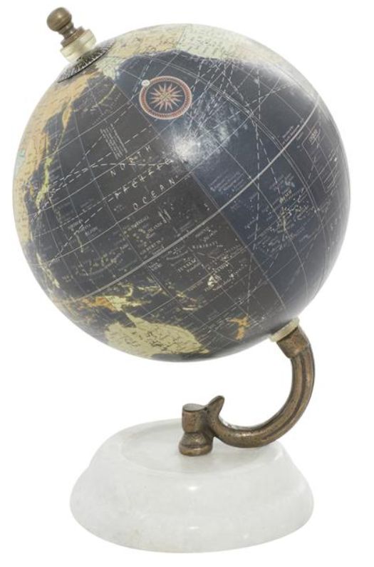 Deco Marche Black 8" Globe-1