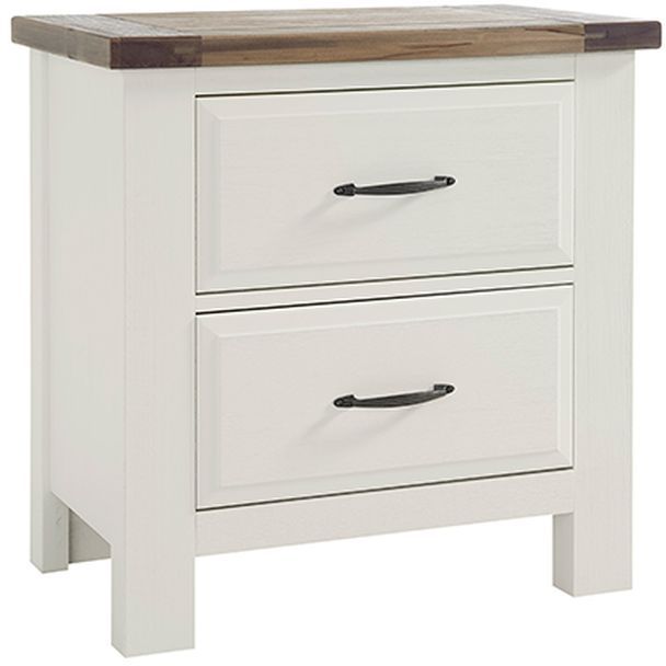 Artisan & Post by Vaughan-Bassett Maple Road Natural/Soft White Nightstand-0