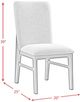 Elements International Portland Black/Gray Dining Side Chair-2