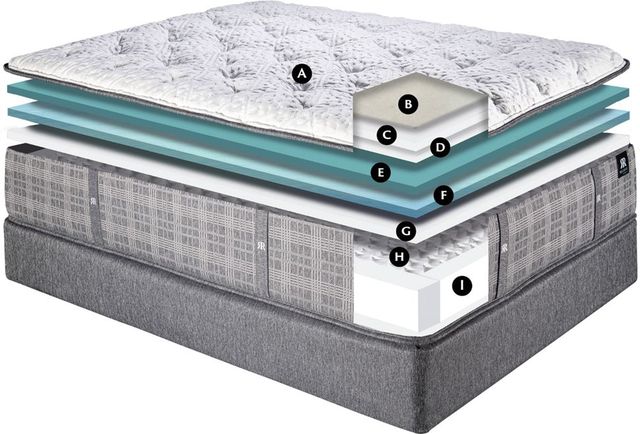 Reserve by Spring Air® Cathedral 14" Wrapped Coil Plush Tight Top King Mattress-2