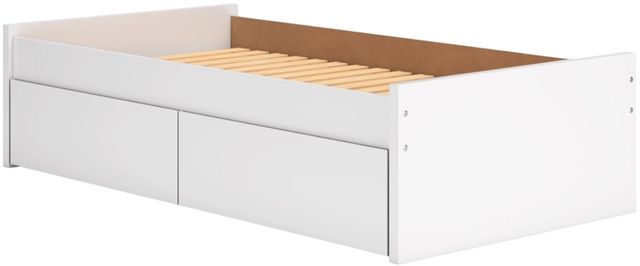 Signature Design by Ashley® Onita White Twin Platform Storage Bed-2