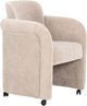 Moe's Home Collection Mesto Taupe Rolling Dining Chair-0
