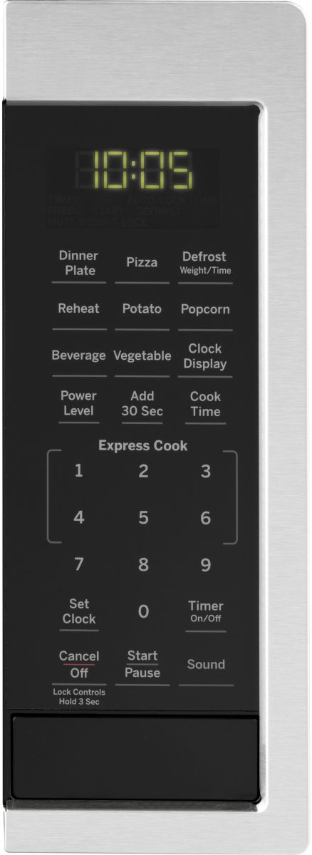 GE® 0.9 Cu. Ft. Stainless Steel Countertop Microwave-2