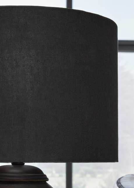 Signature Design by Ashley® Naareman Metallic Black Table Lamp-2