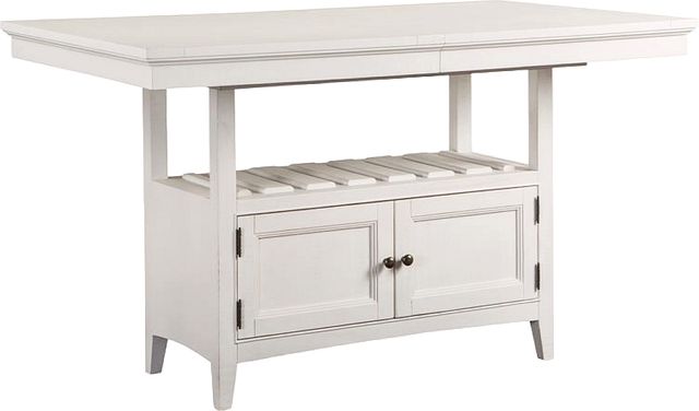 Magnussen Home® Heron Cove Chalk White 60" Counter Table-3