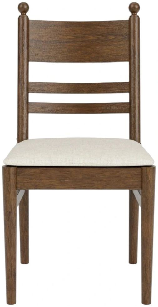 Riverside Furniture Calhoun 2-Piece Whiskey Oak Ladderback Side Chair Set-2