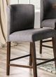 Furniture of America® Macedo 2-Piece Black/Gray Counter Side Chair Set-0