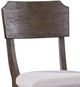 Bassett Mirror Kellan 2-Piece Charcoal Gray/Dawson Platinum Fabric Dining Side Chair-1