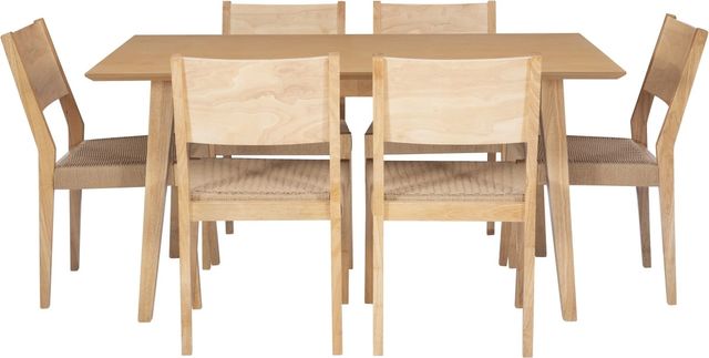 Powell® Cosgrove 7-Piece Natural Dining Set-1