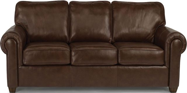 Flexsteel® Carson Dark Brown Sofa-1