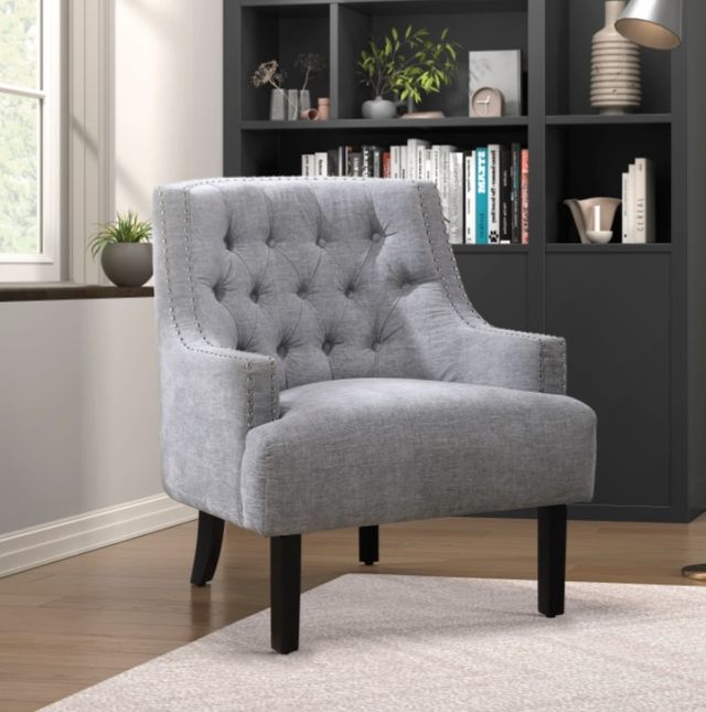 Homelegance® Charisma Gray Accent Chair-1